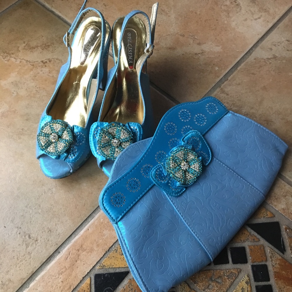Bellisima Italian Shoe and Bag Set